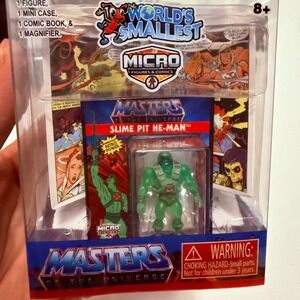 Super Impulse Slime Pit He-Man Micro Figure Kids Green New MOTU World Smallest